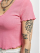 Only Tops sans manche Kika V Neck Crop magenta